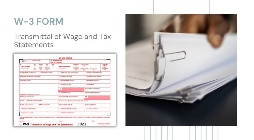 Irs W 3 Printable Form ᐉ W3 Tax Form For 2023 Instructions To Print And Fillable Pdf For Free 1839